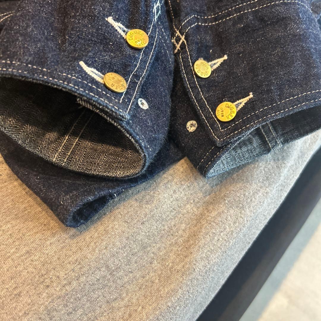 ウエアハウス 2165 INDIGO HERRINGBONE COVERALL