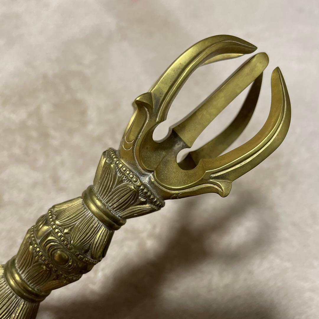 値下げしました　五鈷杵 金属製