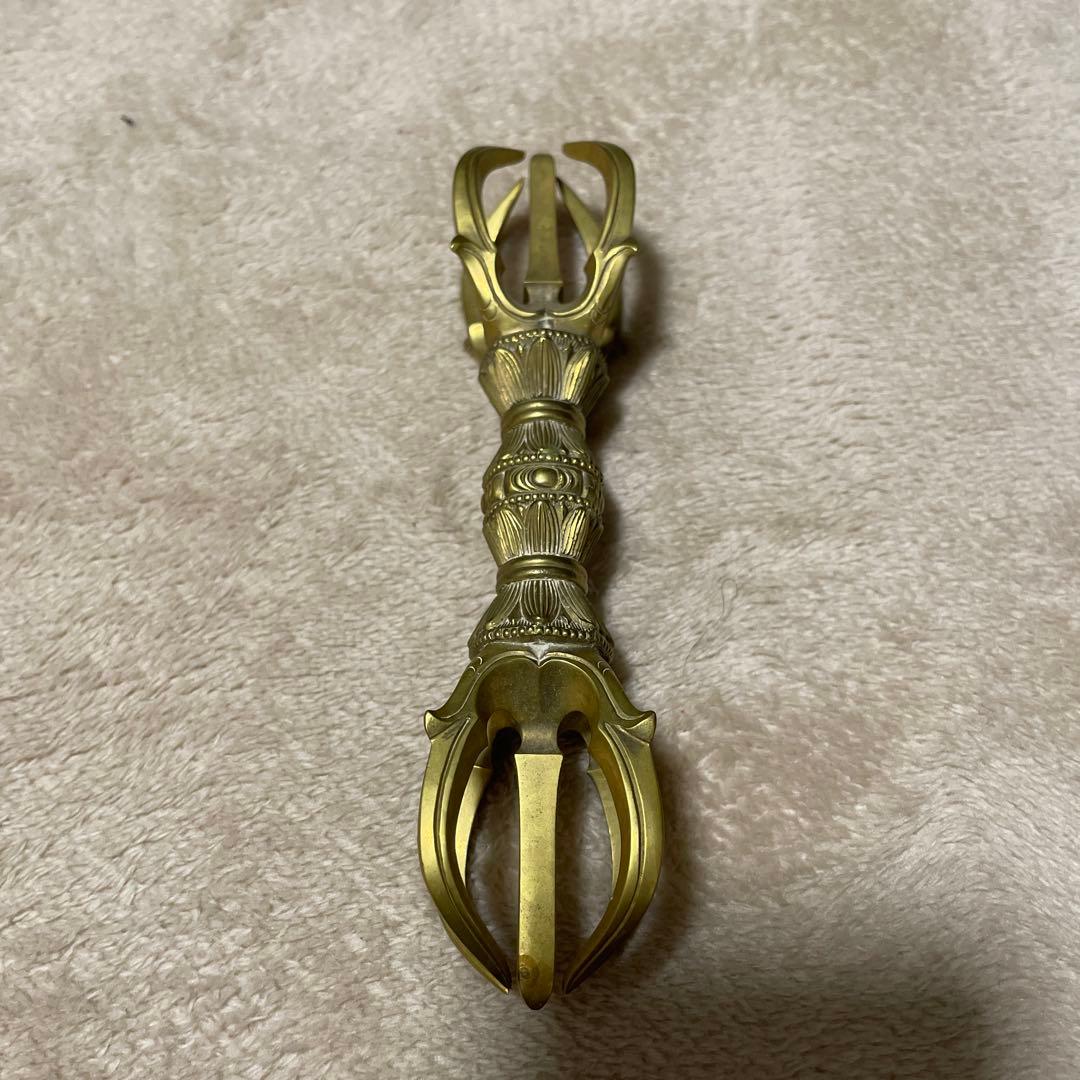 値下げしました　五鈷杵 金属製