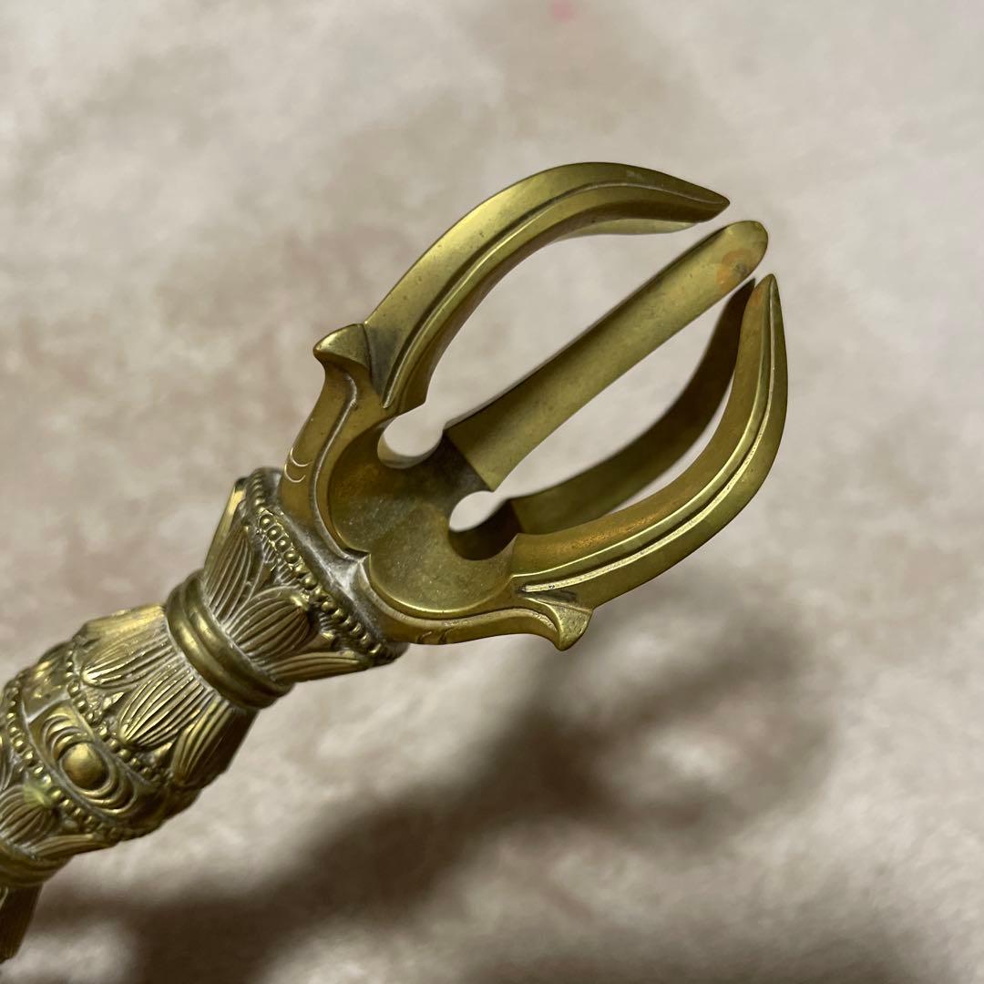 値下げしました　五鈷杵 金属製