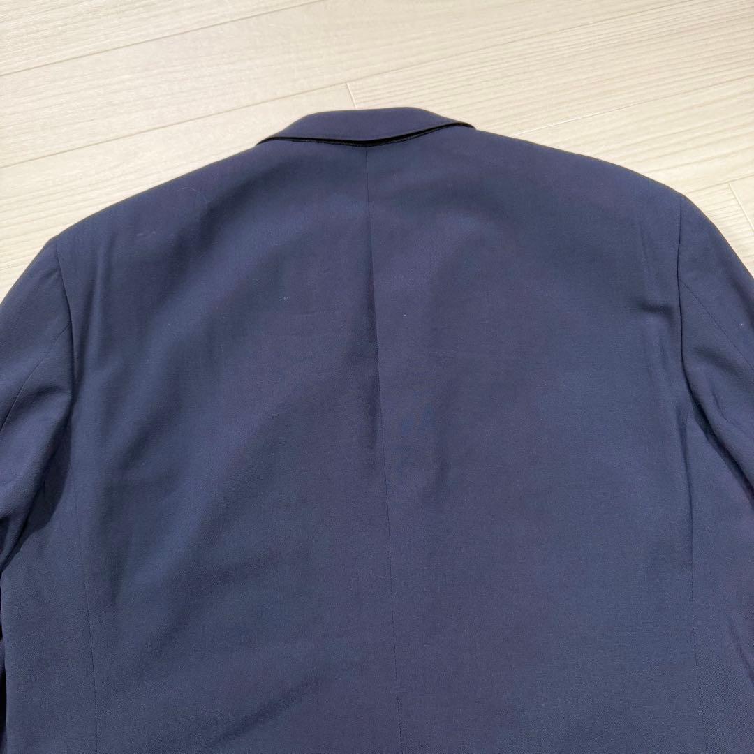 極美品 J.PRESS 紺ブレ 刻印銀ボタン 段返り ウール キュプラ M