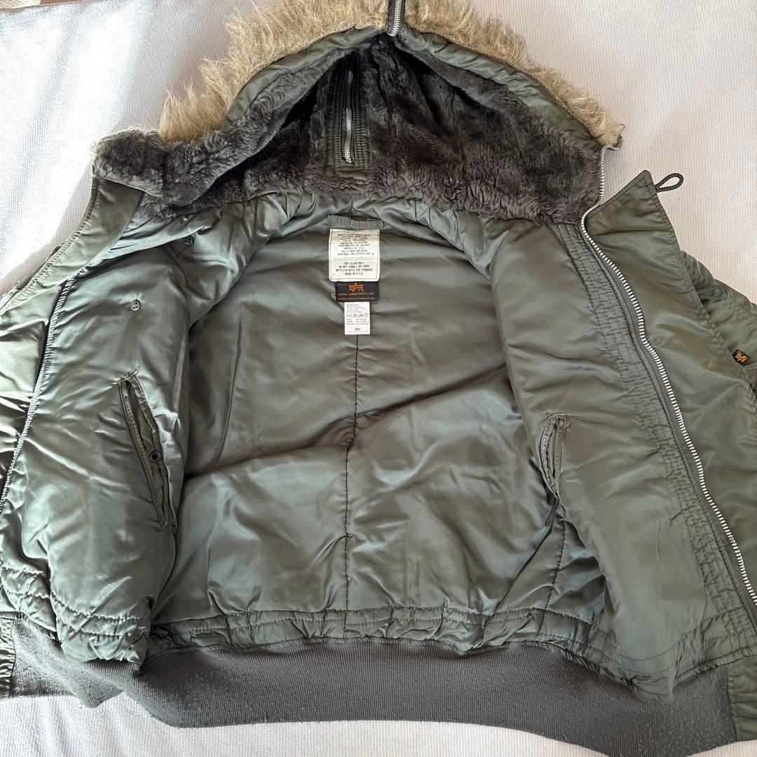 ALPHA アルファ　n2b アメリカ製　80s 90s カーキ　オリーブ