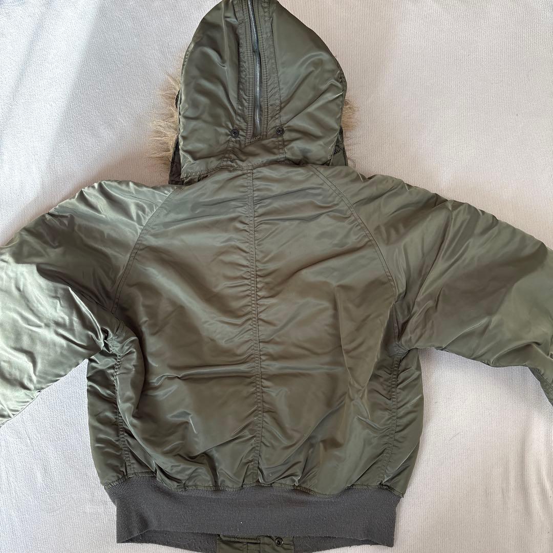 ALPHA アルファ　n2b アメリカ製　80s 90s カーキ　オリーブ