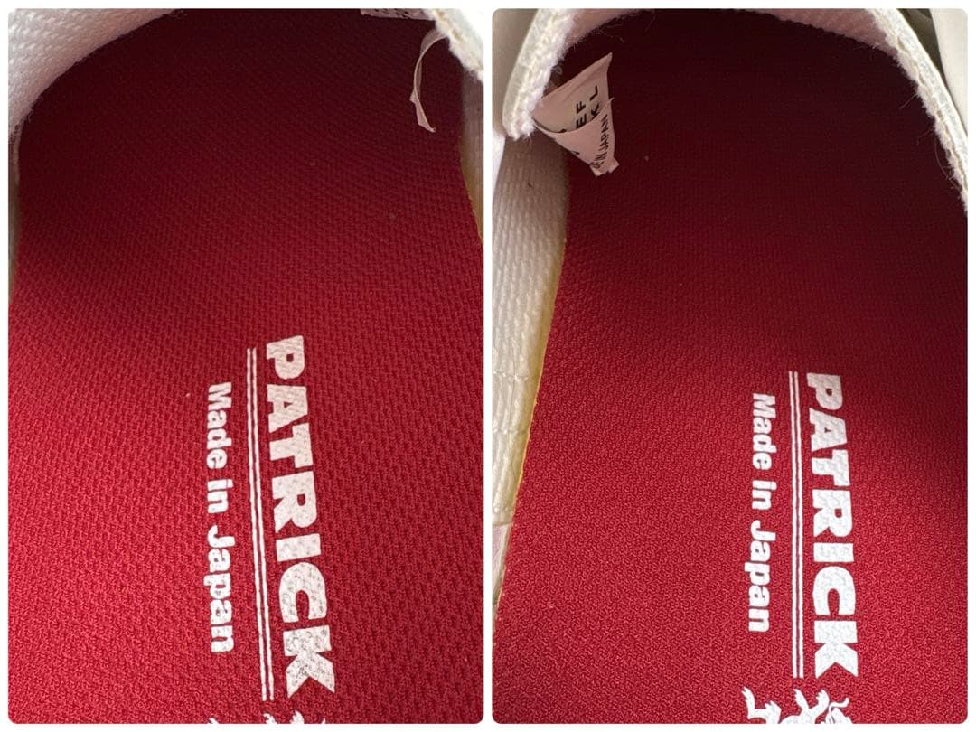 極美品✨ パトリック ロスモア （24㌢） ホワイト スニーカー PATRICK