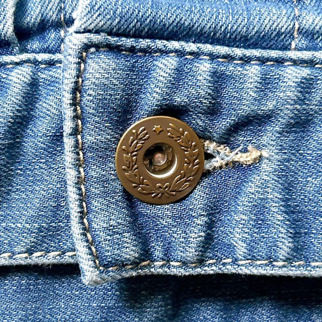 美品♡ビアズリー　beardsley パフ袖デニムジャケット　サイズ2