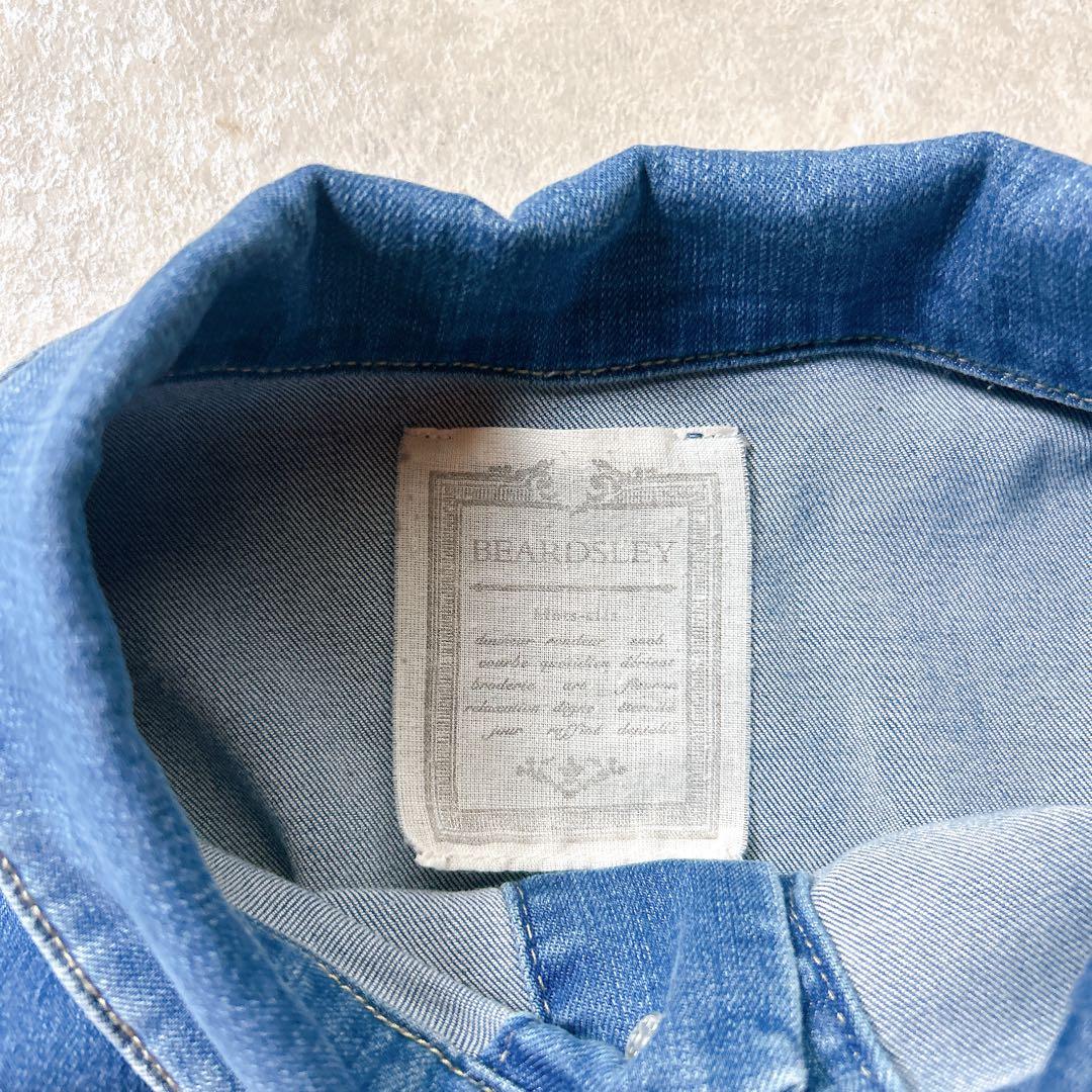 美品♡ビアズリー　beardsley パフ袖デニムジャケット　サイズ2