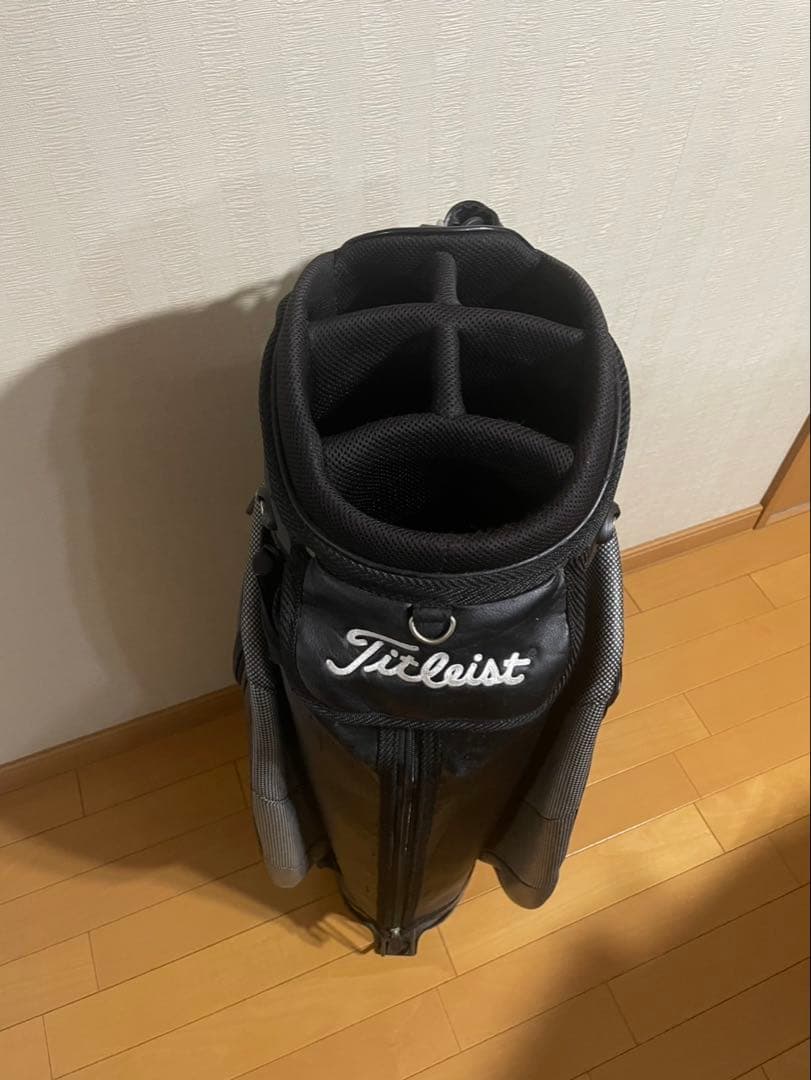Titleist キャディバッグ 黒/金