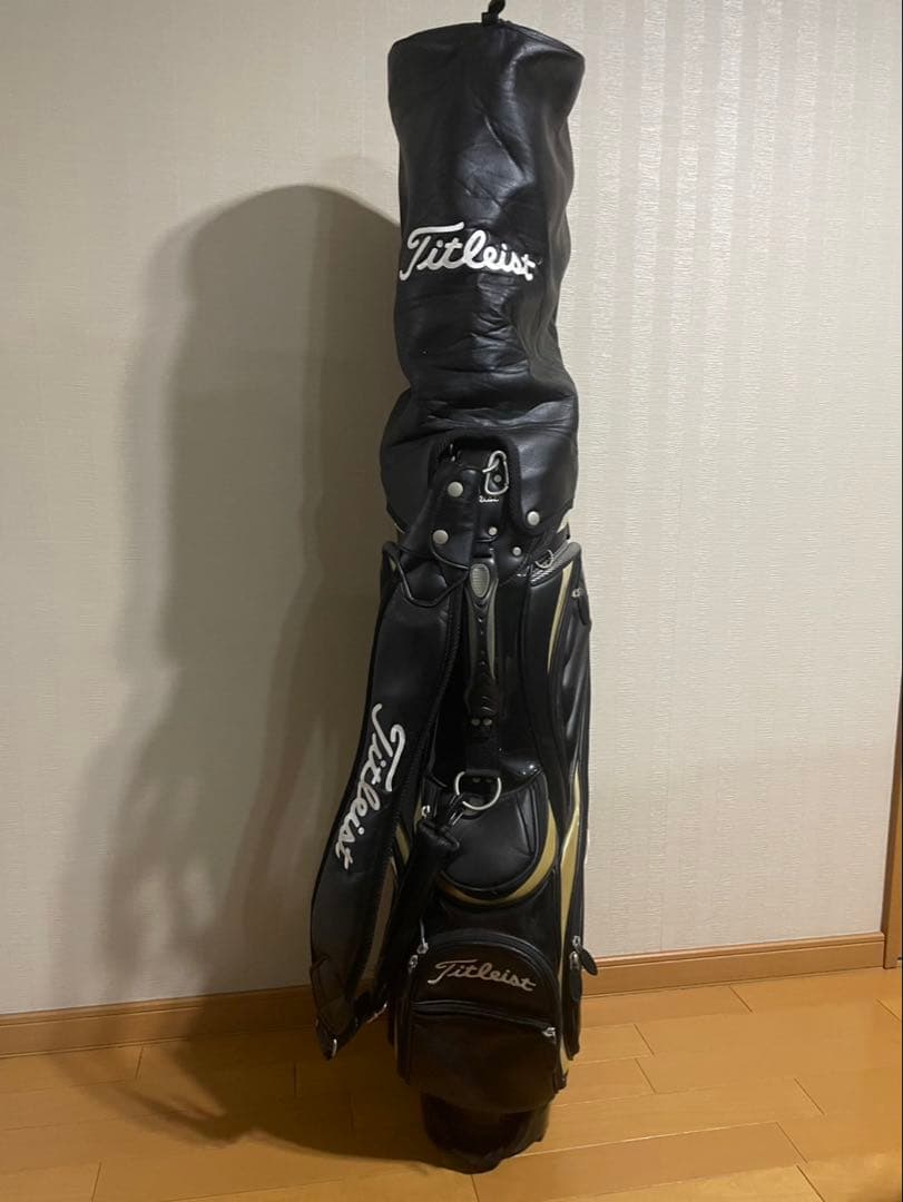Titleist キャディバッグ 黒/金