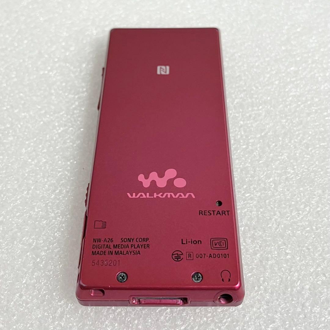 【バッテリー良好】　ソニー　ウォークマン　NW-A26 32GB ボルドーピンク