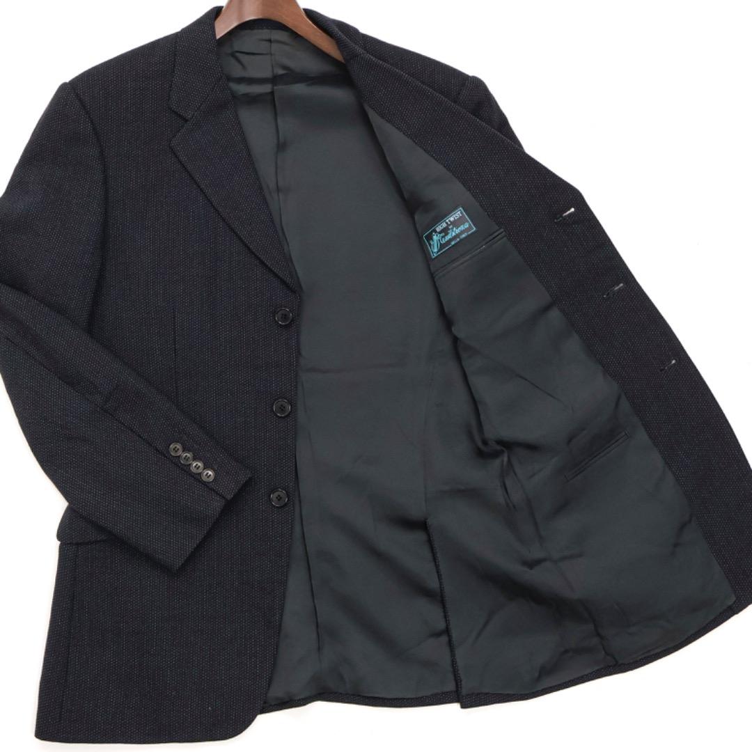 H5538◾️ポールスミス　イタリアンファブリック　ピンドット　３釦スーツ