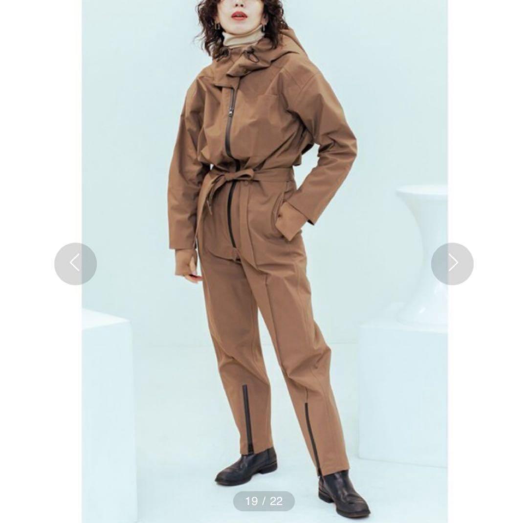 【美品】ワイルドシングス × ナガオヨシミ☆レイヤージャンプスーツ　ブラウン　M