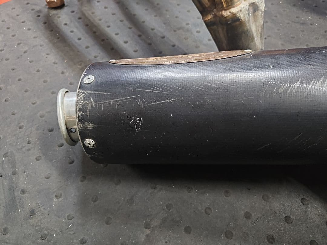 zrx400 取付可能！asahina racing　フルエキゾーストマフラー