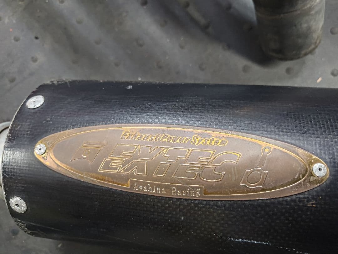 zrx400 取付可能！asahina racing　フルエキゾーストマフラー