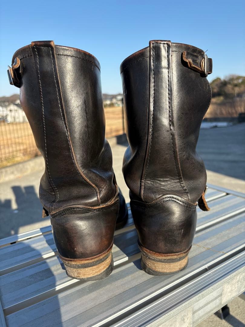 レッドウィング　エンジニア　pt91 刻印　茶芯