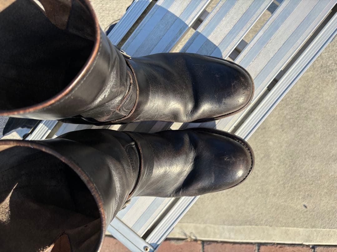 レッドウィング　エンジニア　pt91 刻印　茶芯