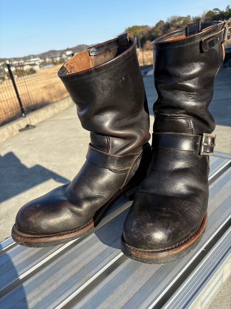 レッドウィング　エンジニア　pt91 刻印　茶芯