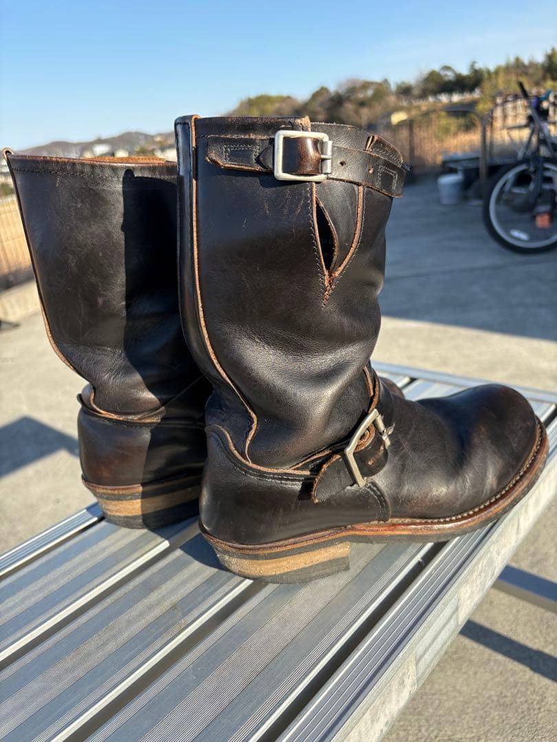 レッドウィング　エンジニア　pt91 刻印　茶芯