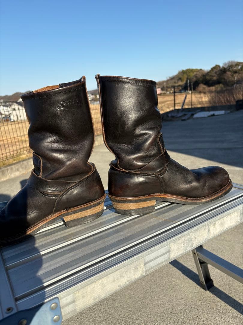 レッドウィング　エンジニア　pt91 刻印　茶芯