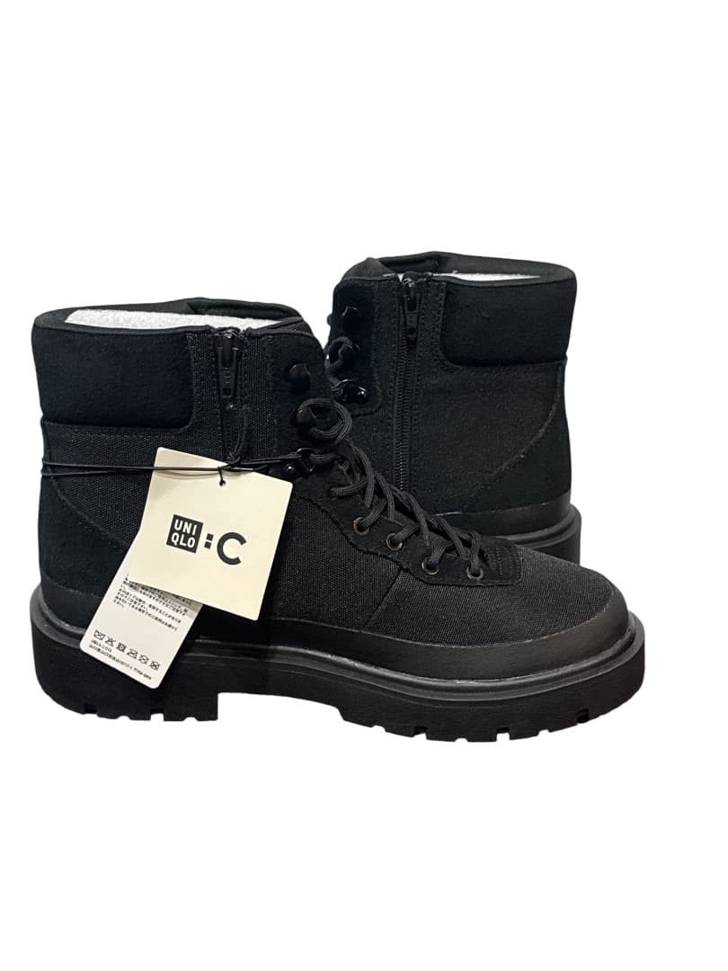 ユニクロC レースアップブーツ　UNIQLO:C サイズ26,5㎝ 新品 黒色