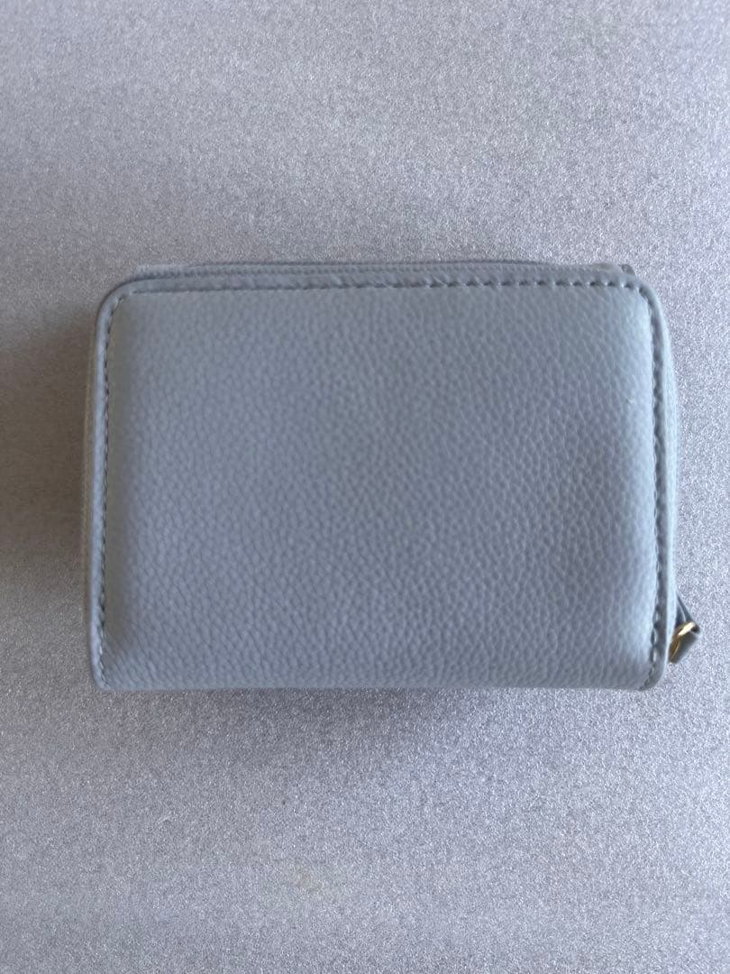 【未使用】MARY QUANT フーリーDパッチ ミニウォレット ブルー