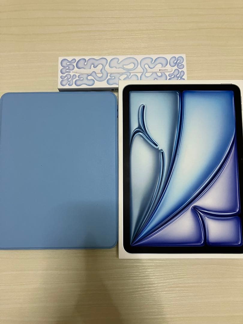 iPad Air(M2)wifi128GB-pencil Pro＋フィルム貼付済