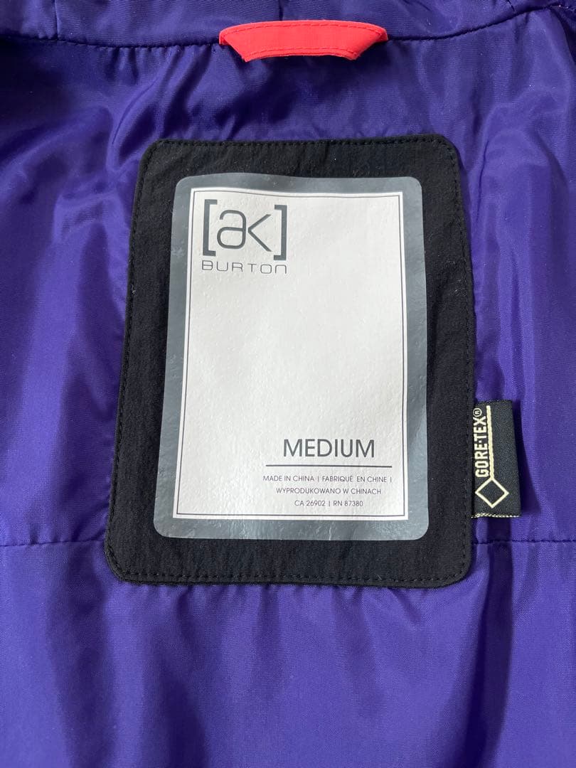 AK Burton スノーボードジャケット GORETEX サーモンピンク M