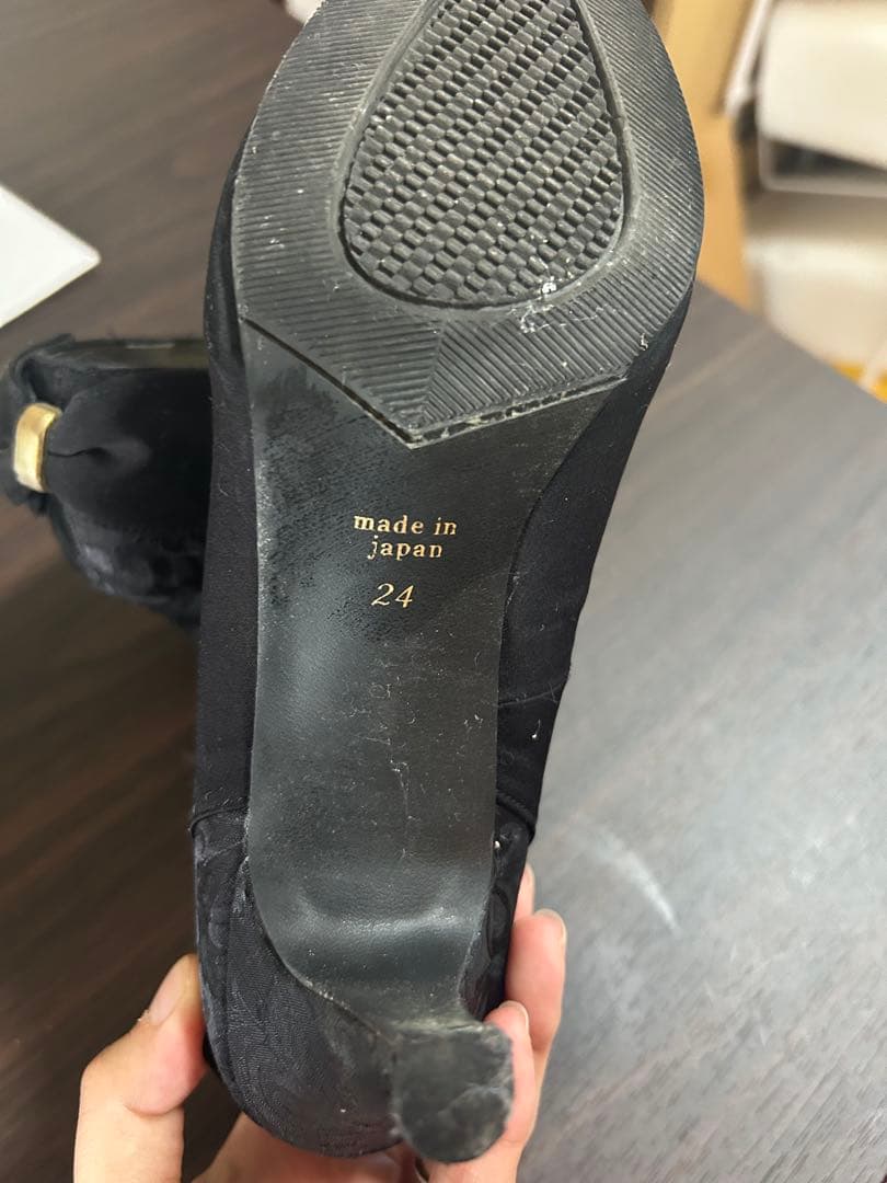 ※本日値下げ ドレスとリボン付き高ヒールのセット