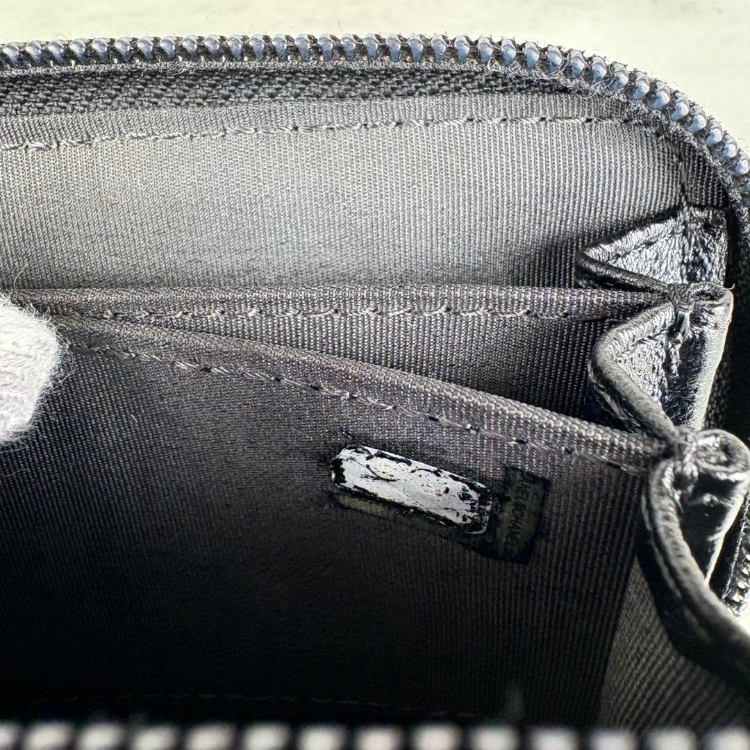 CHANEL ボーイシャネル　キャビアスキン　ケース　カードケース　財布