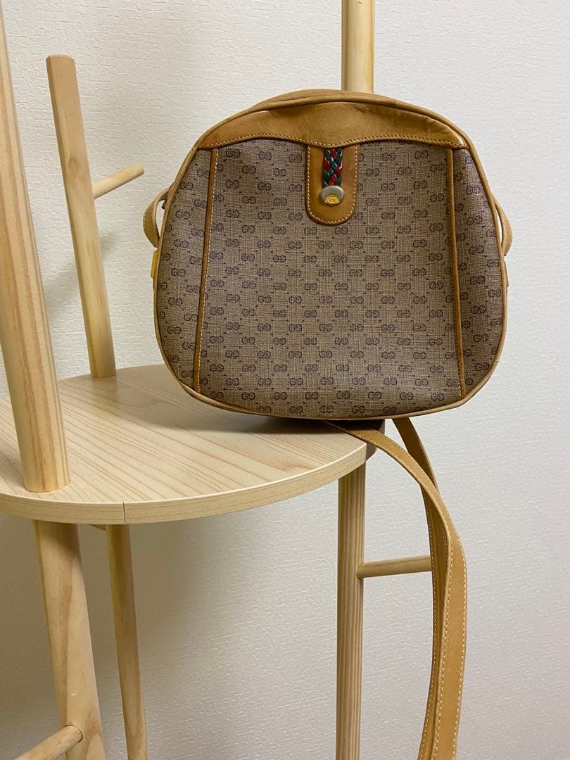 GUCCI グッチ　オールドグッチ　GGパターン ショルダーバッグ