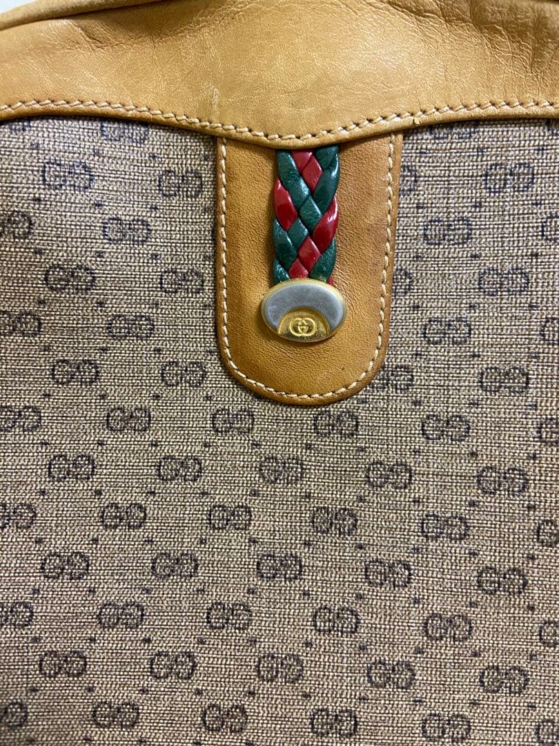 GUCCI グッチ　オールドグッチ　GGパターン ショルダーバッグ