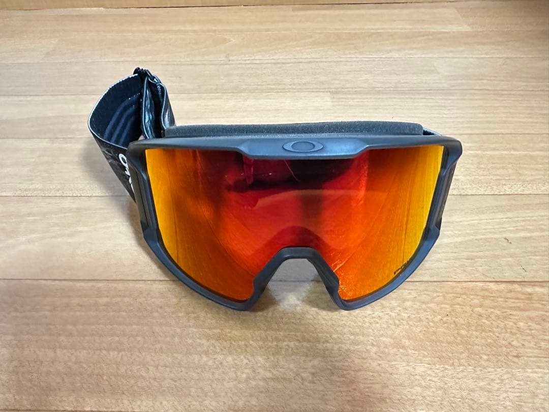 オークリー スノーゴーグル ラインマイナー L 純正ゴーグルケース付き