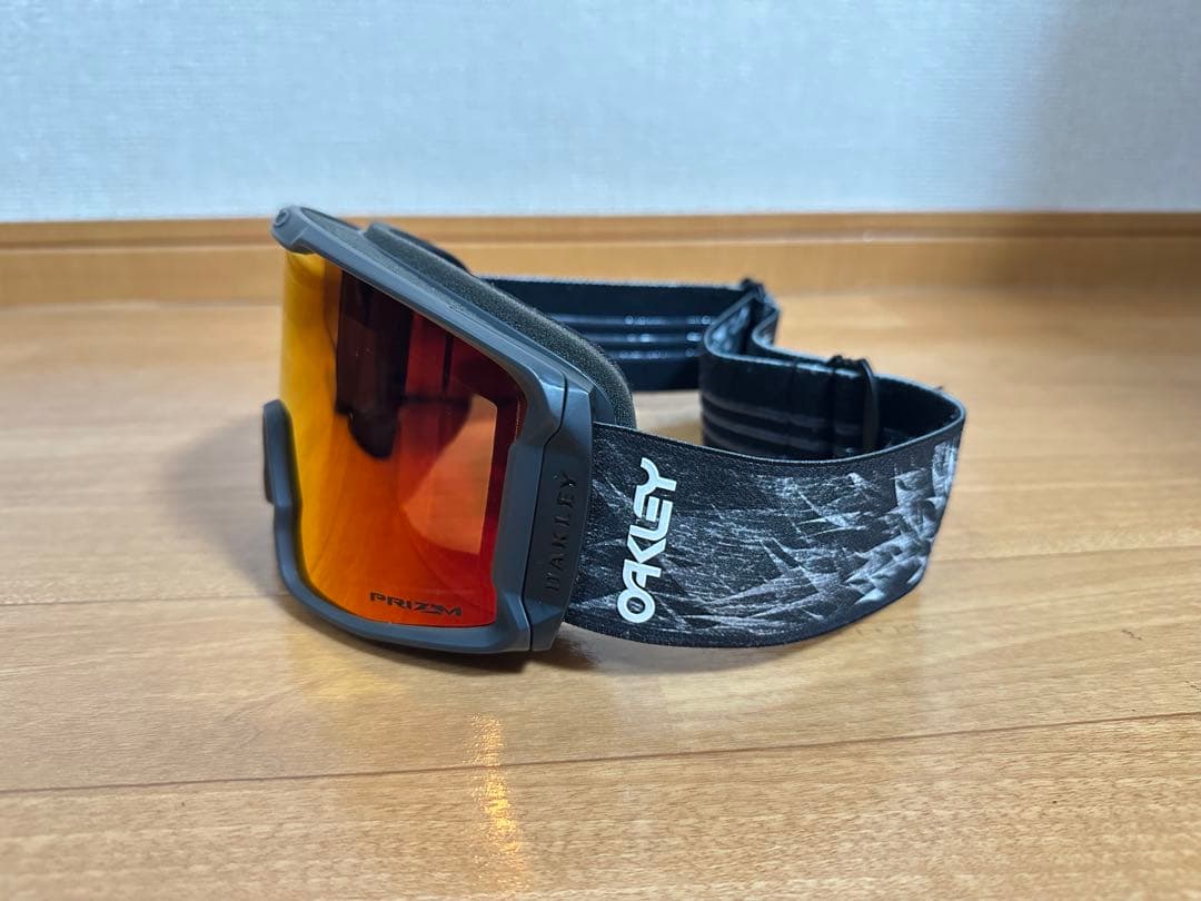 オークリー スノーゴーグル ラインマイナー L 純正ゴーグルケース付き