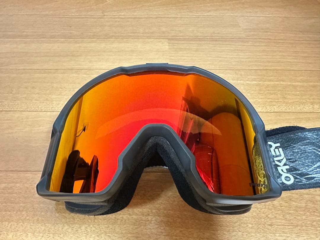 オークリー スノーゴーグル ラインマイナー L 純正ゴーグルケース付き