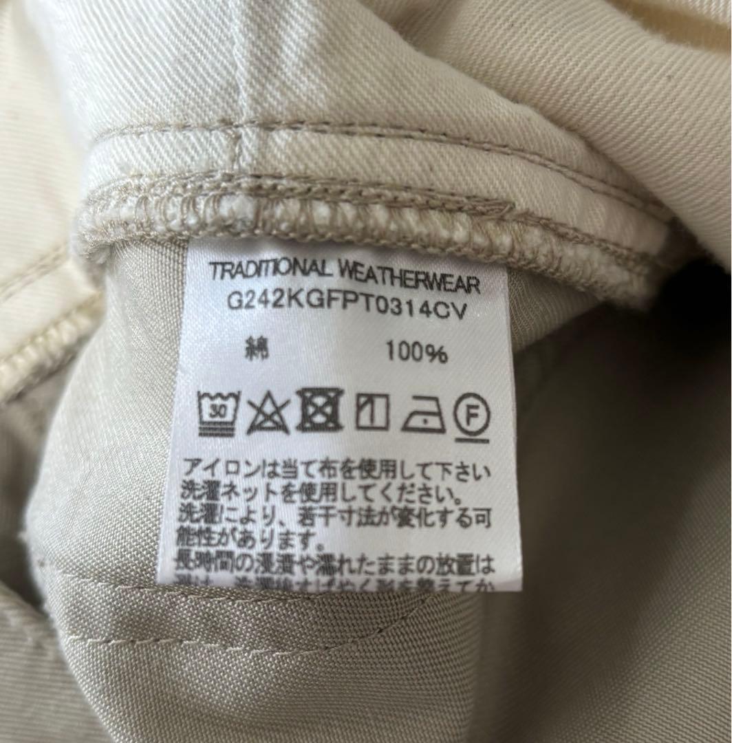 美品　トラディショナルウェザーウェア ユニオンスラック106