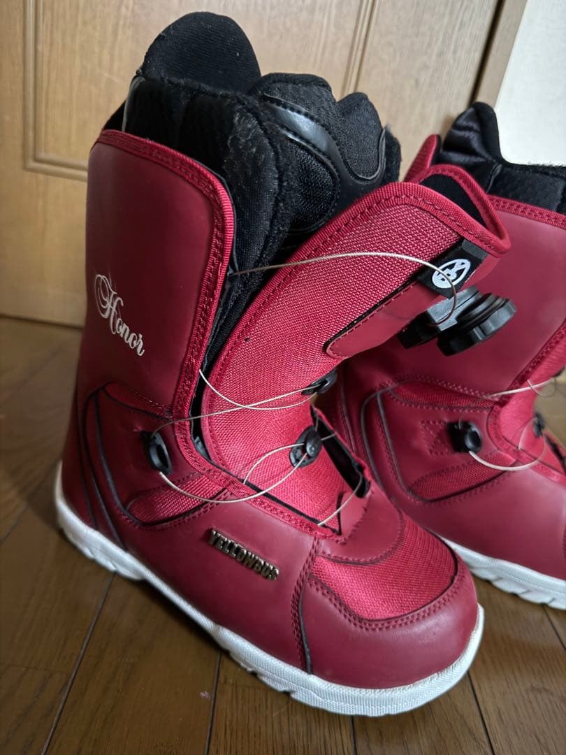 Flavor 女性用スノーボードブーツ レッド