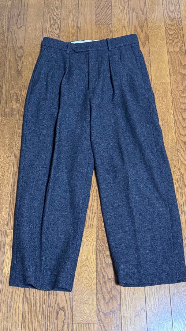 Steven Alan クッキークロス インシープリーツ ドレス トラウザーズ