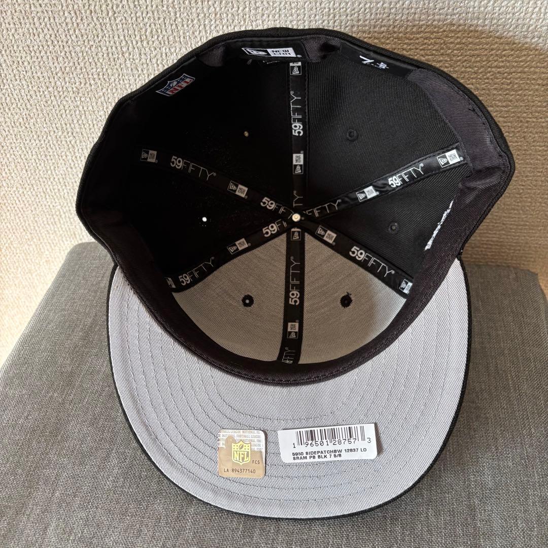 【海外限定】7 5/8 ニューエラ 59FIFTY ロサンゼルスラムズ ブラック
