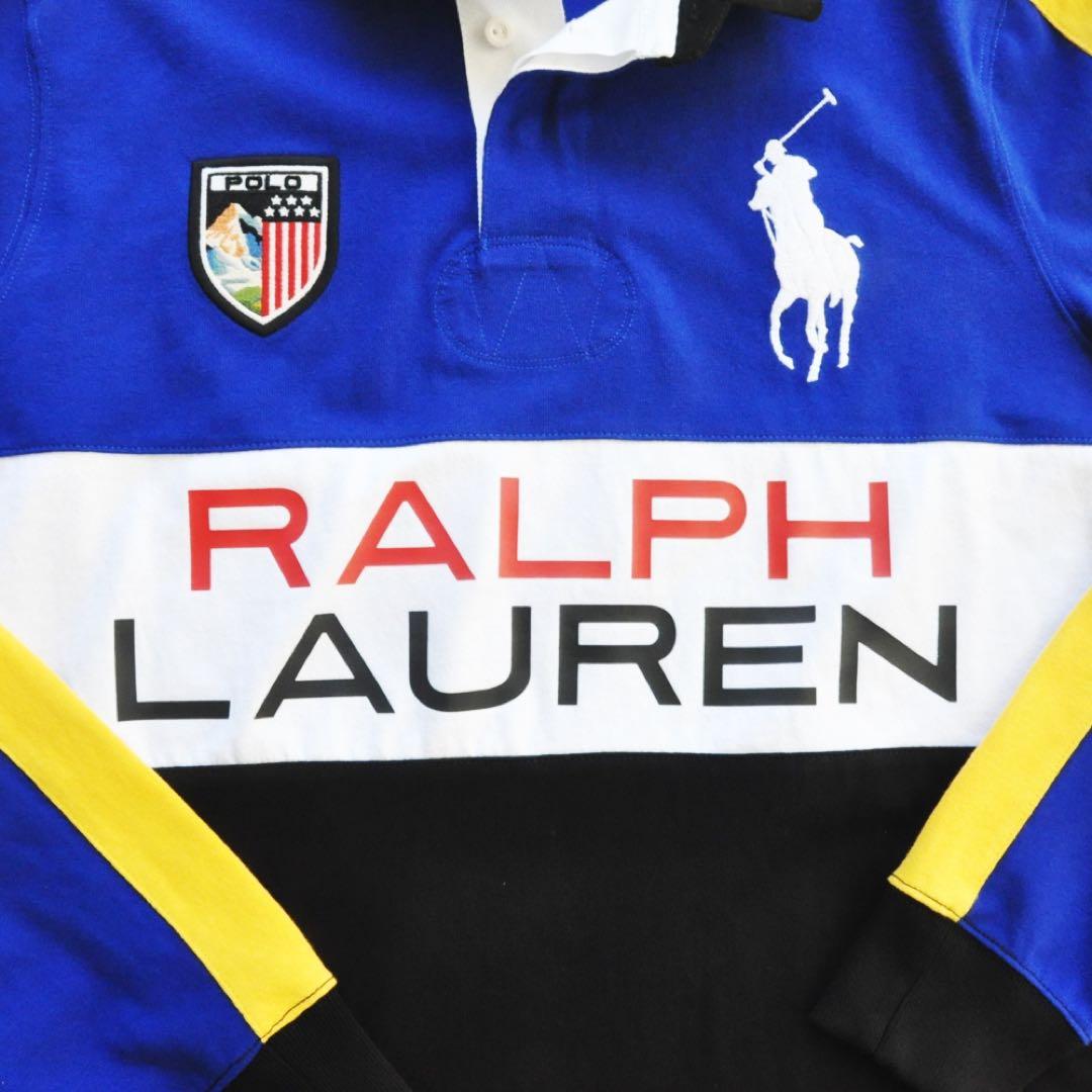 RALPH LAUREN / ALPINE RACING COLORラガーシャツ