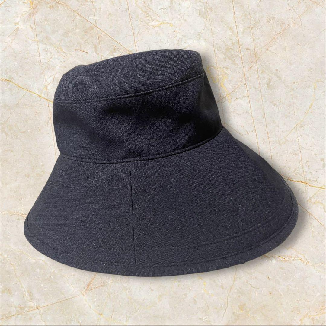ロサブラン プレーンハット ネイビー 13cm Sサイズ　つば裏遮光　帽子