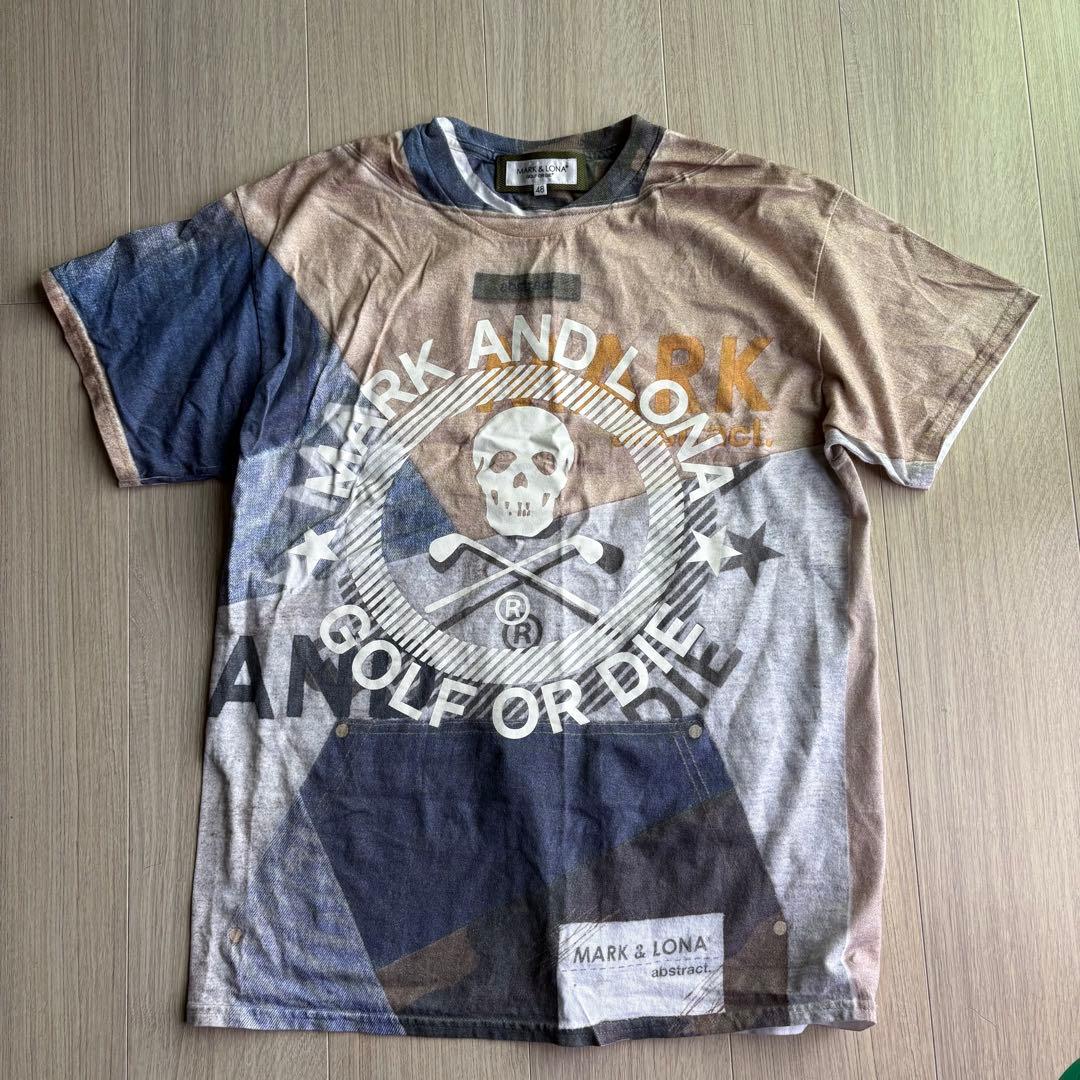 MARK&LONA マークアンドロナ スカルプリント　Tシャツ