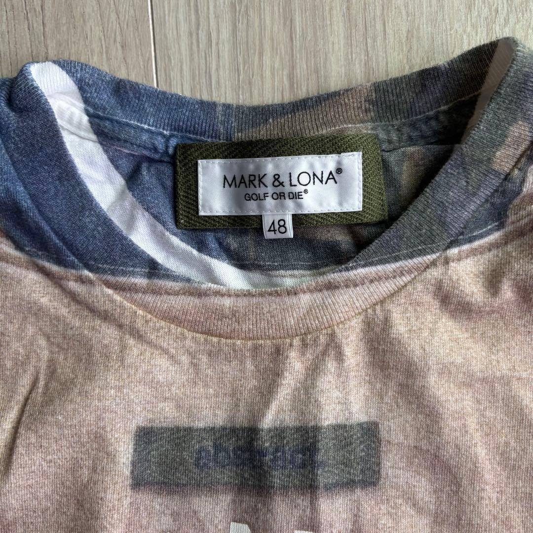 MARK&LONA マークアンドロナ スカルプリント　Tシャツ