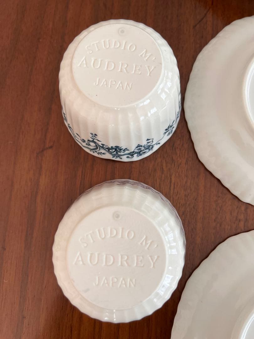 新品studio 'm オードリー8点まとめ売り＋おまけ プレート　ボウルコップ