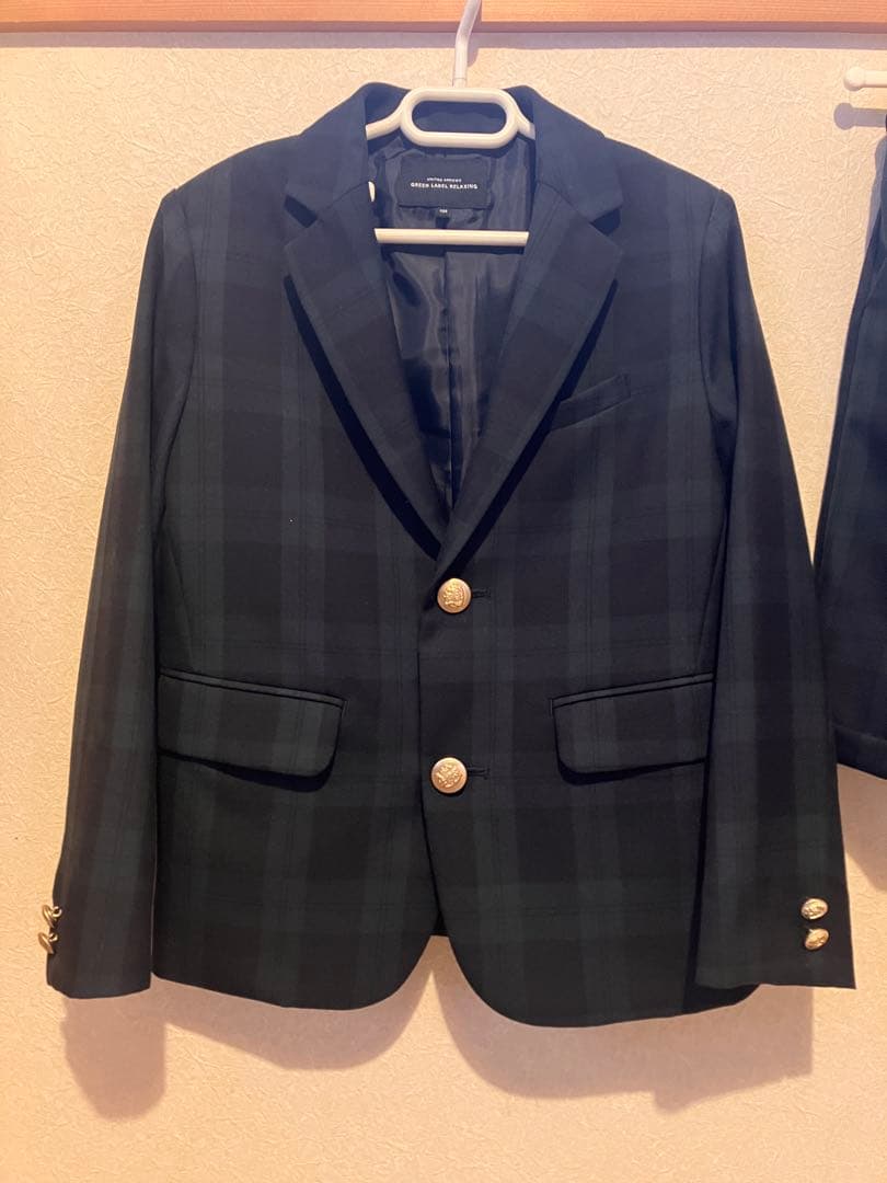 GREEN LABEL RELAXING スーツセット 130 靴付き21cm