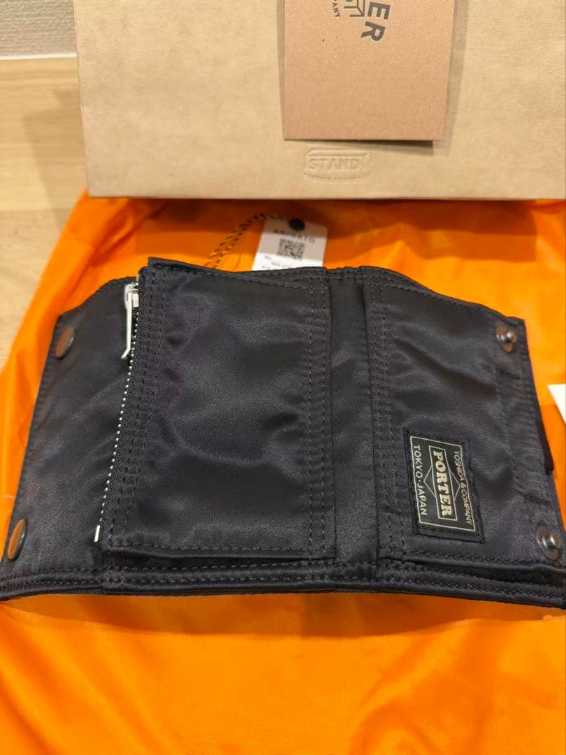 PORTER/タンカー/財布/吉田カバン/ウォレット/MA-1/ブラック/未使用