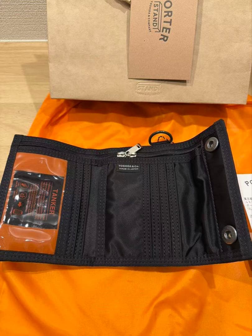 PORTER/タンカー/財布/吉田カバン/ウォレット/MA-1/ブラック/未使用