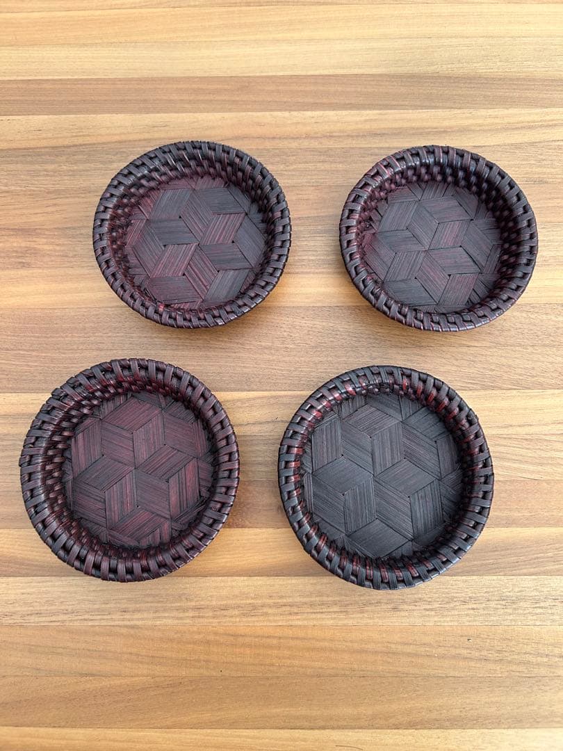 コースター追加【未使用】タイ カントークテーブル　アジアン雑貨