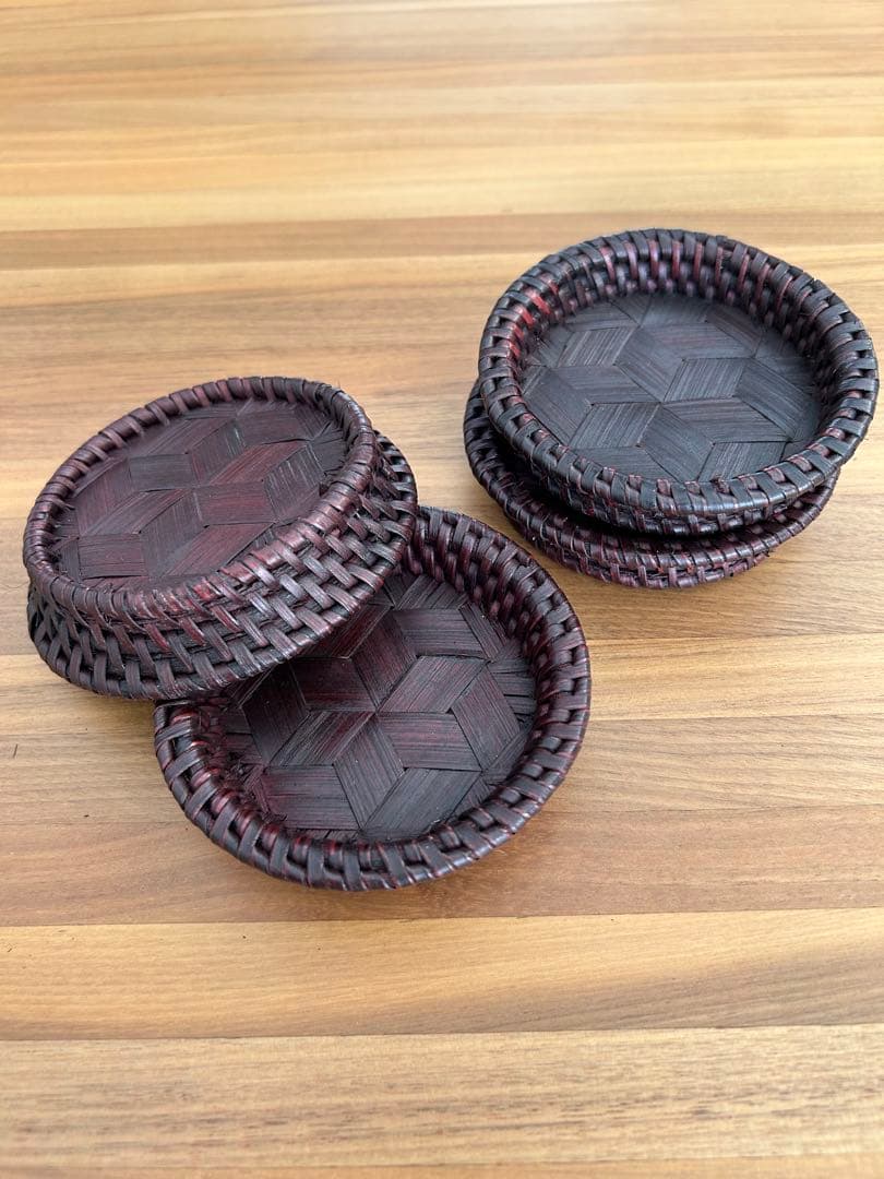 コースター追加【未使用】タイ カントークテーブル　アジアン雑貨