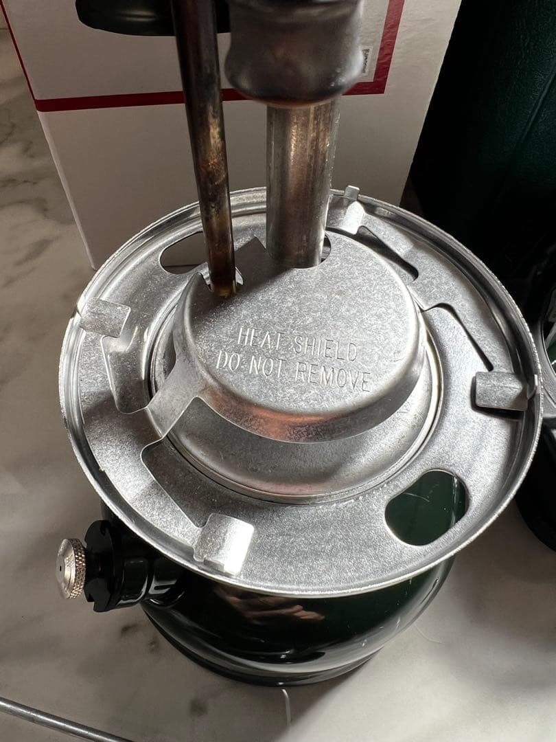 コールマン286Aランタン　一度だけ試点灯しました。