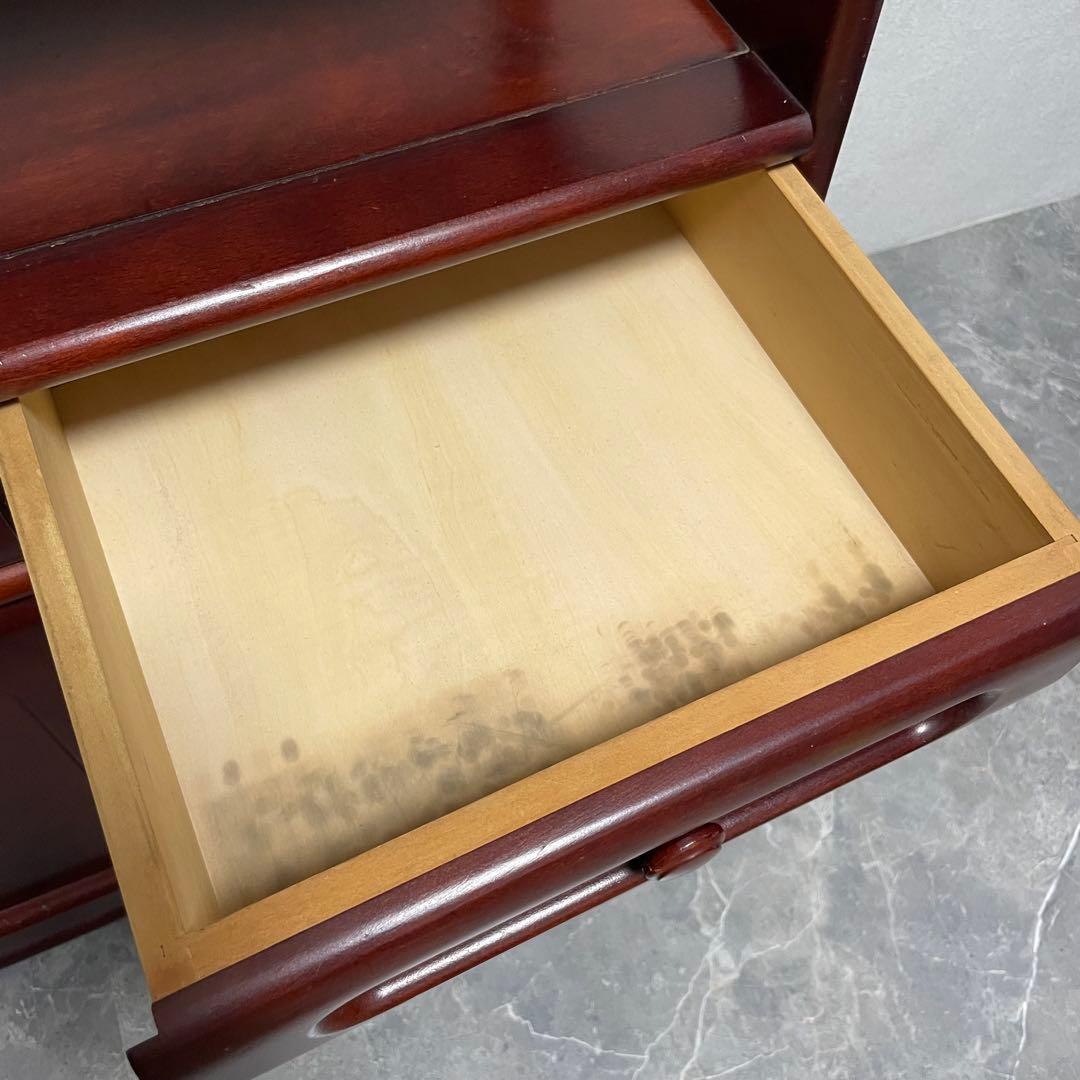 オールドカリモク　キャビネット　電話台 FAX台　花台 古家具　ヴィンテージ