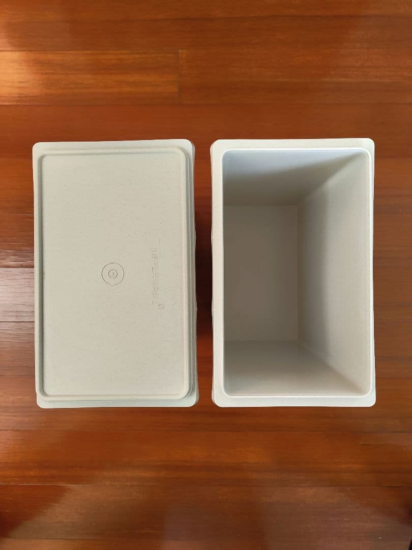 昭和レトロ　タッパーウェア　10キロキーパー2個セット　米びつ